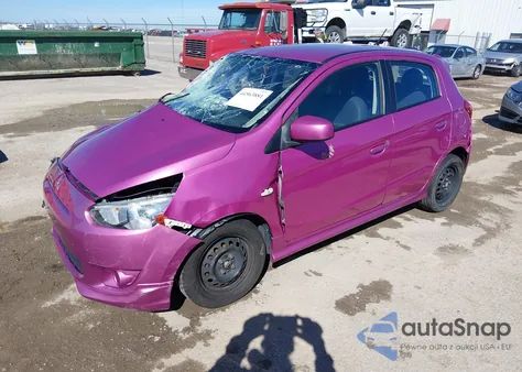 2015 Mitsubishi Mirage De from USA, damaged, VIN ML32A3HJ3FH010149